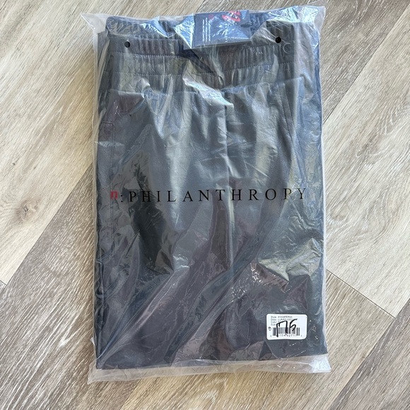 n:PHILANTHROPY | Lunas Joggers Black Vegan Leather NEW XS L $248 retail - Picture 5 of 5